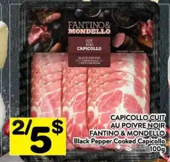 Supermarché PA Black pepper cooked capicollo offer