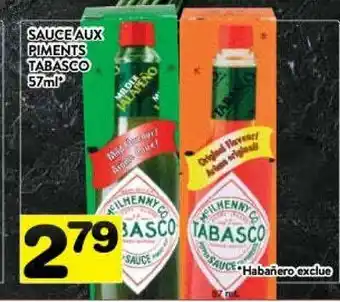 Supermarché PA Sauce aux piments tabasco offer