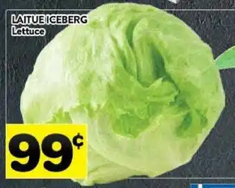 Supermarché PA Laitue iceberg lettuce offer