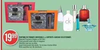 Pharmaprix Selected fragrance singles or gift sets offer