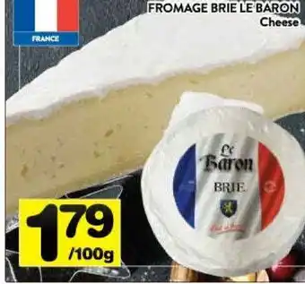 Supermarché PA Fromage brie le baron cheese offer