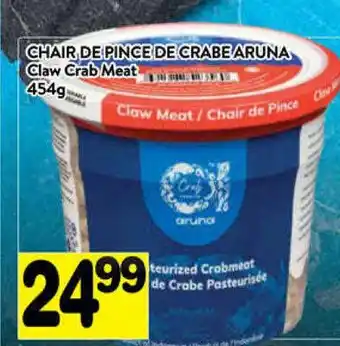 Supermarché PA Aruna claw carb meat offer