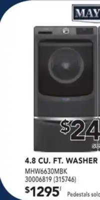 RONA 4.8 cu. ft. washer offer