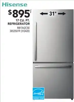 RONA Hisense 17 cu. ft. refrigerator offer