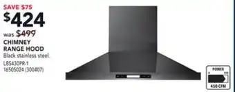 RONA Chimney range hood offer