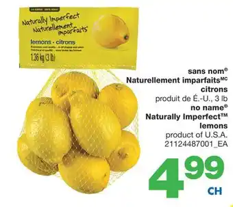 Wholesale Club Sans nom naturellement imparfaits citrons, 3 lb offer