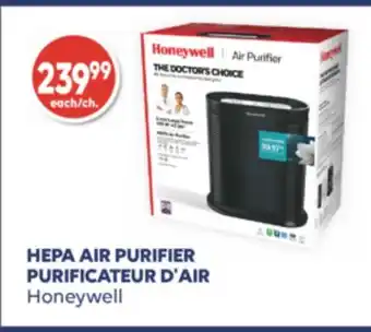 Wellwise by Shoppers Purificateur d'air honeywell offer