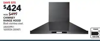 Réno Dépôt Mistral chimney range hood offer