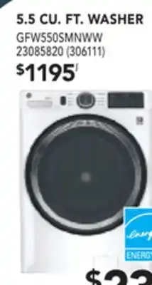 Réno Dépôt Ge 5.5 cu. ft. washer offer