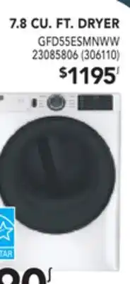 Réno Dépôt Ge 7.8 cu. ft. dryer offer