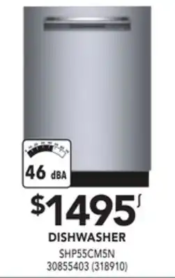 Réno Dépôt Bosch dishwasher offer