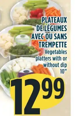Marché Adonis Plateaux de légumes avec ou sans trempette offer