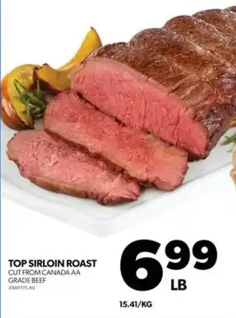 Real Canadian Superstore TOP SIRLOIN ROAST offer
