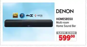 2001 Audio Video Denon multi-room home sound bar offer