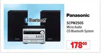 2001 Audio Video Panasonic micro audio cd bluetooth system offer