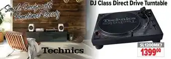 2001 Audio Video Technics dj class direct drive turntable offer