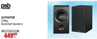 2001 Audio Video Psb 2-way bookshelf speakers offer