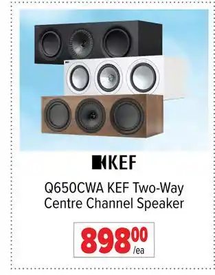 2001 Audio Video Kef two-way centre channel speaker offer