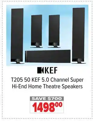 2001 Audio Video Kef 5.0 channel super hi-end home theatre speakers offer
