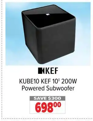 2001 Audio Video Kef 10|| 200w powered subwoofer offer