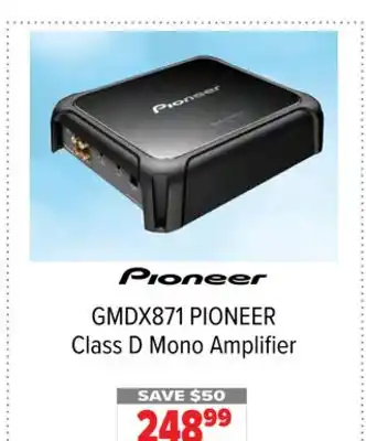 2001 Audio Video Pioneer class d mono amplifier offer