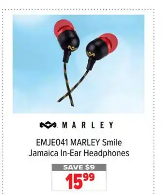 2001 Audio Video Marley smile jamaica in-ear headphones offer