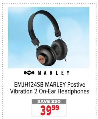 2001 Audio Video Marley postive vibration 2 on-ear headphones offer