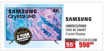 2001 Audio Video Samsung uhd 4k smart crystal display offer