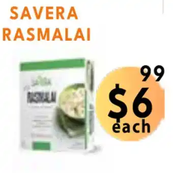 Food World Supermarket Savera rasmalai offer