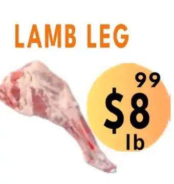 Food World Supermarket Lamb leg offer