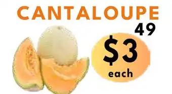Food World Supermarket Cantaloupe offer