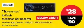 Visions Electronics Nakamichi in-dash mechless car receiver offer
