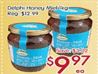Sunny Food Mart Delphi honey miel 1kg offer