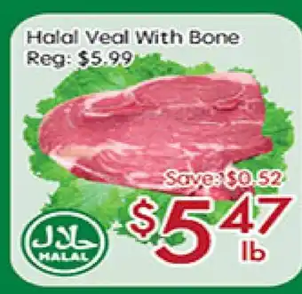 Sunny Food Mart Halal veal with bone offer