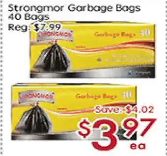 Sunny Food Mart Strongmor garbage bags offer