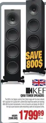 Centre Hi-Fi Kef q950 tower speakers offer