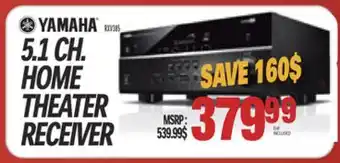 Centre Hi-Fi Yamaha 5.1 ch. home theater receiver offer