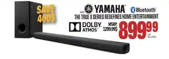 Centre Hi-Fi Yamaha the true x series redefines home entertainment offer