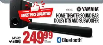 Centre Hi-Fi Yamaha home theater sound bar dolby dts and subwoofer offer