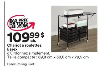 Michaels Chariot à roulettes essex d'ordonnez simplement offer