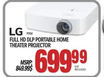 Centre Hi-Fi Lg full hd dlp portable home theater projector offer