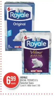 Shoppers Drug Mart Royale facial tissues offer