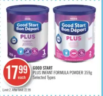 Shoppers Drug Mart Good start plus infant formula powder offer