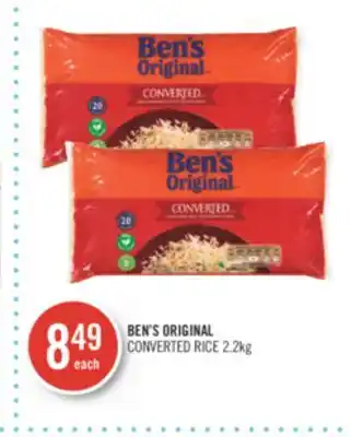 Shoppers Drug Mart Ben's original converted rice offer