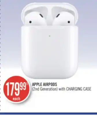 Shoppers Drug Mart Apple airpods (2nd generation) with charging case offer