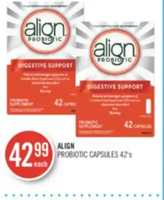 Shoppers Drug Mart Align probiotic capsules offer
