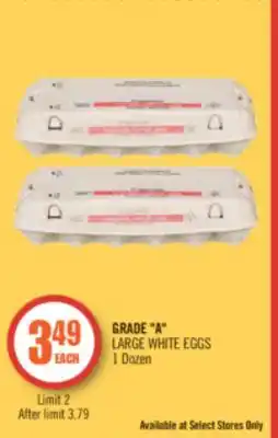 Shoppers Drug Mart Grade a large white eggs offer