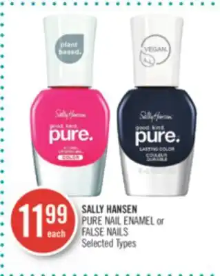 Shoppers Drug Mart Sally hansen pure nail enamel or false nails offer