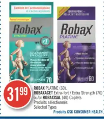Pharmaprix Robax platine (60), robaxacet extra offer