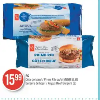 Pharmaprix Pc prime rib or blue menu angus beef burgers offer